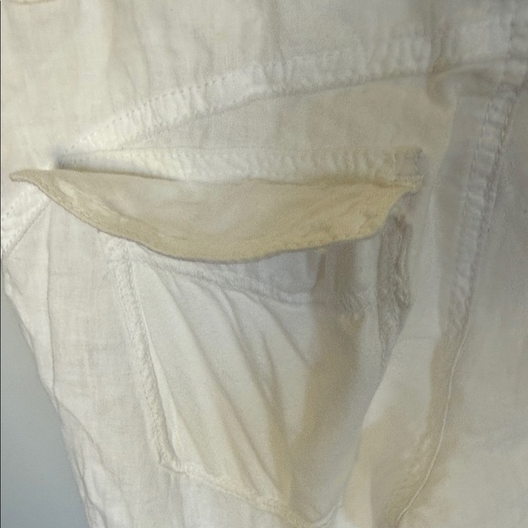 Woen cargo pants, white size 26 packets Lou.jo - Picture 12 of 16